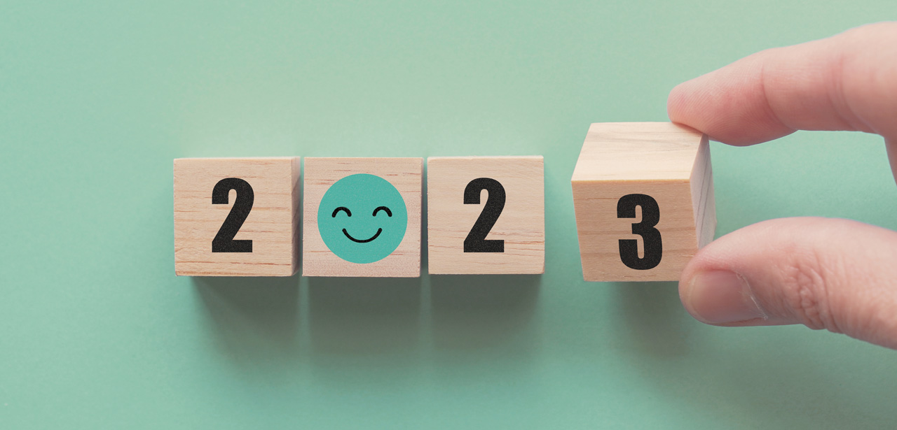 Visuel représentant le passage à la nouvelle année