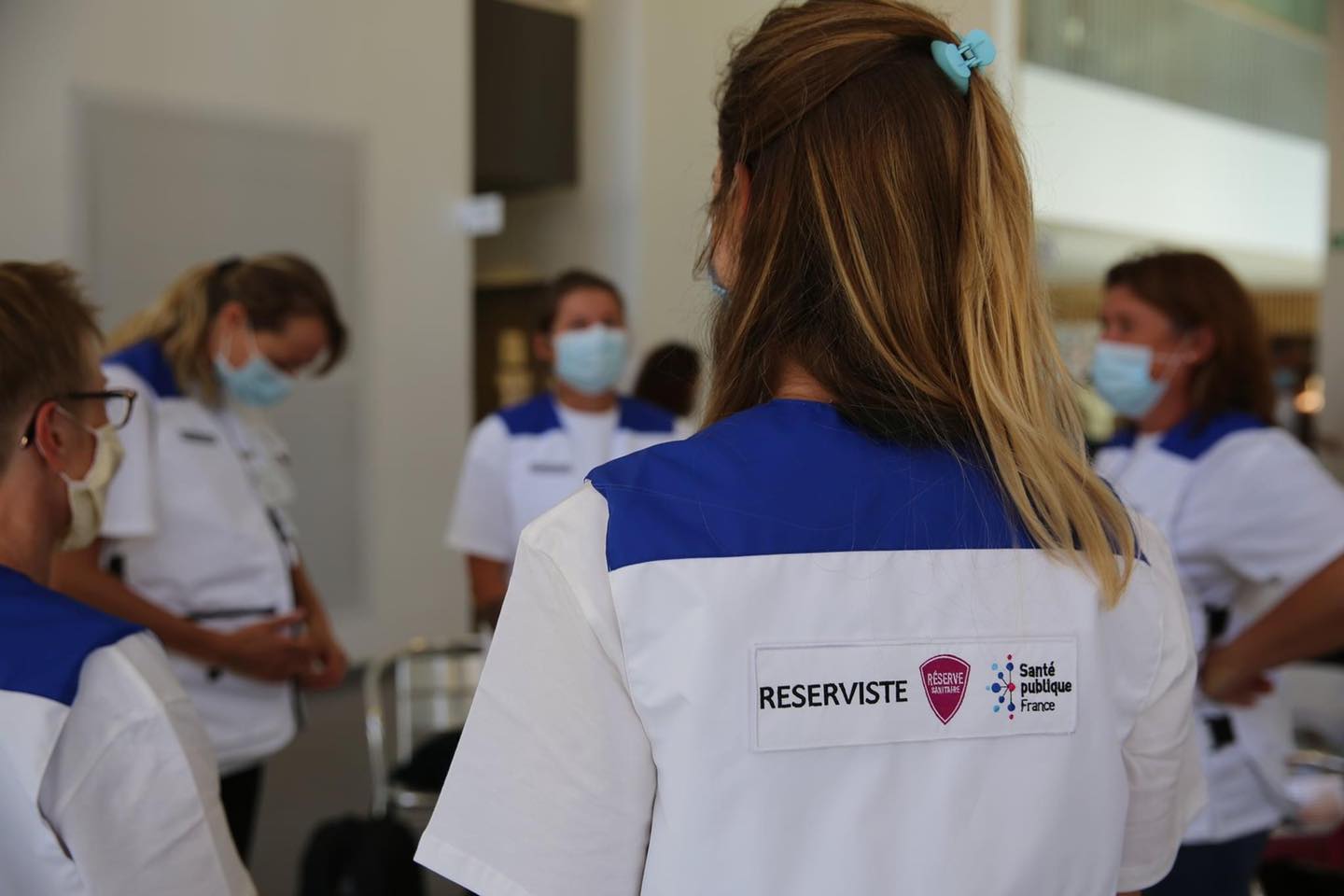 visuel représentant une équipe de la Réserve Sanitaire