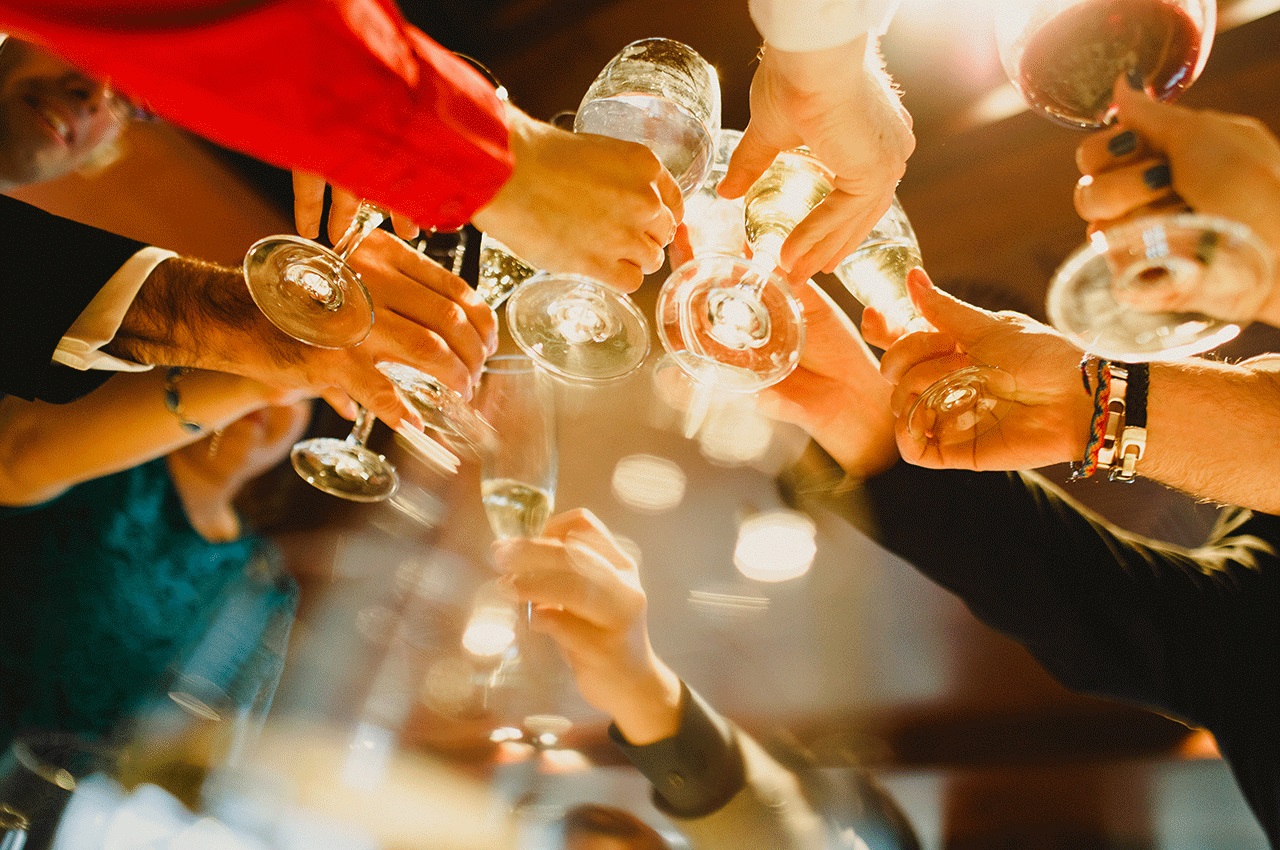 Visuel consommation d'alcool lors d'un moment de convivialité