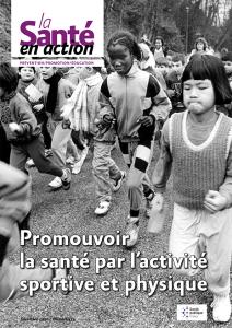 Couverture du n°454 de la Santé en action : promouvoir la santé par l'activité physique et sportive