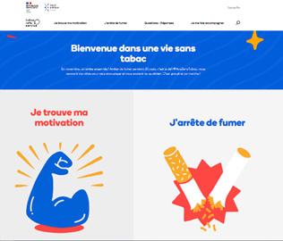visuel site tabac-info-service.fr pour campagne d'information journée mondiale sans tabac 2021